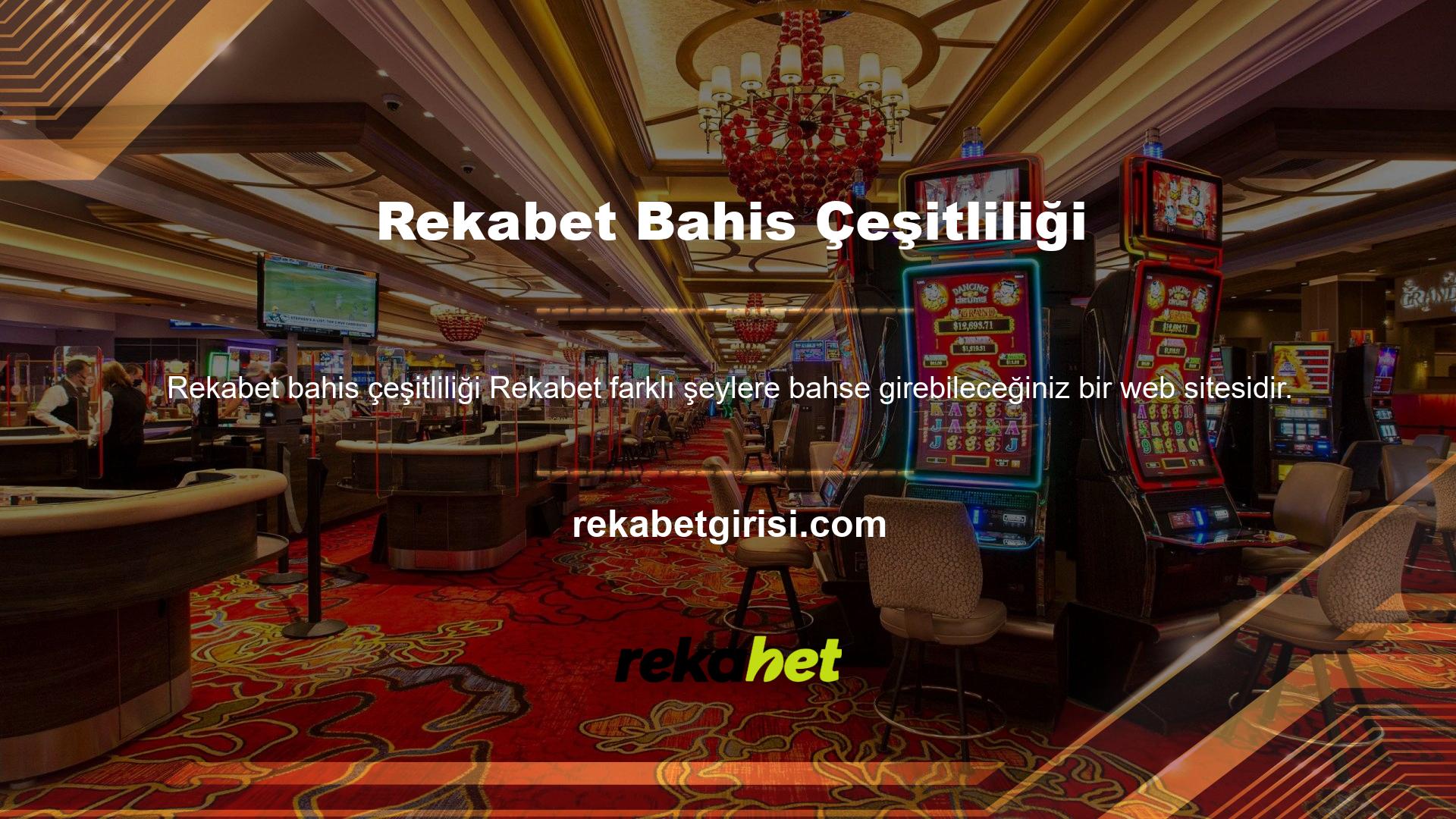Farklı bahisleri denemek için de kullanabilirsiniz